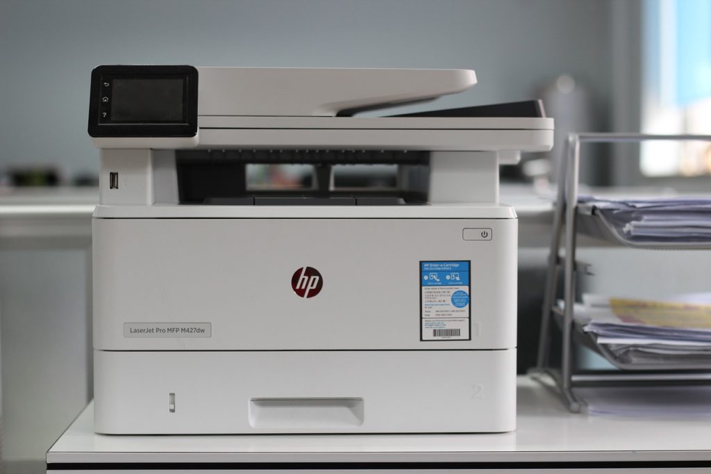 printer/scanner in home office
